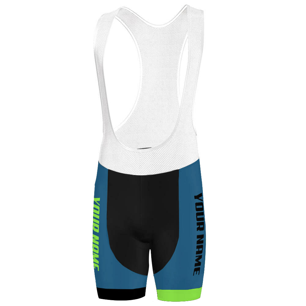 Customized Blue Bib Cycling Bib Shorts for Men