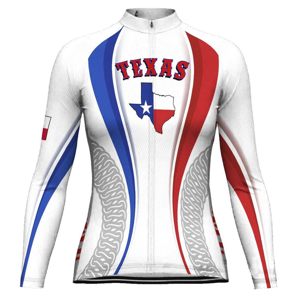 Customized Texas Long Sleeve Cycling Jersey for Women