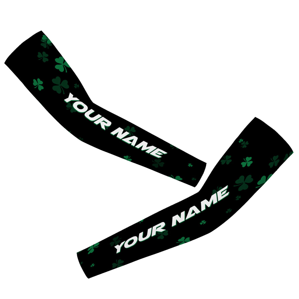 Customized Four Leaf Clover Arm Sleeves Cycling Arm Warmers