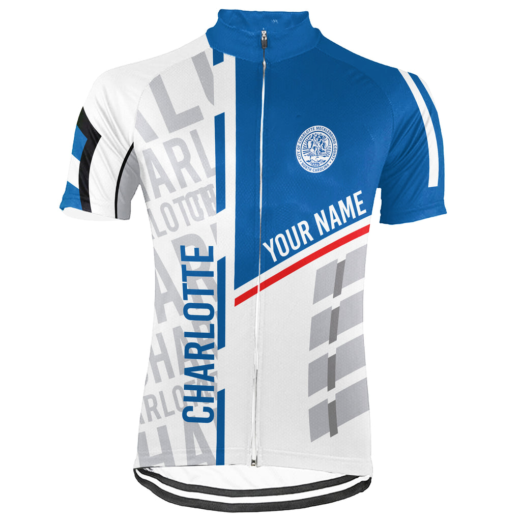 Customized Charlotte Short Sleeve Cycling Jersey for Men