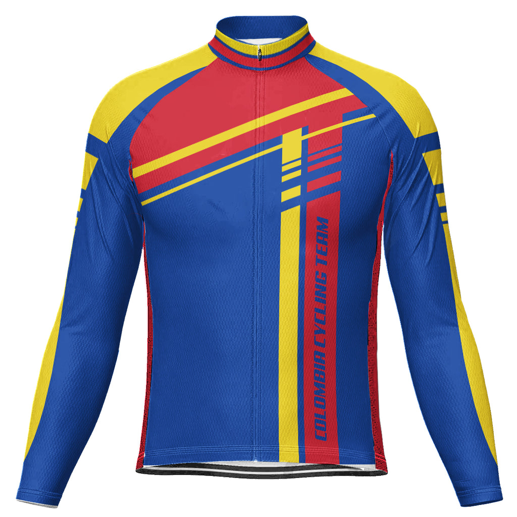 Customized Colombia Long Sleeve Cycling Jersey for Men