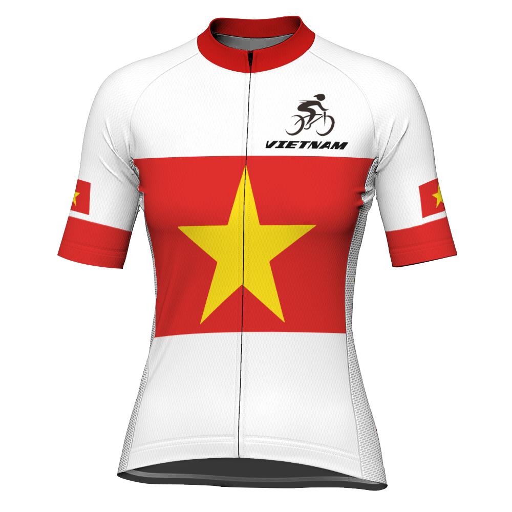 Vietnam Short Sleeve Cycling Jersey for Women
