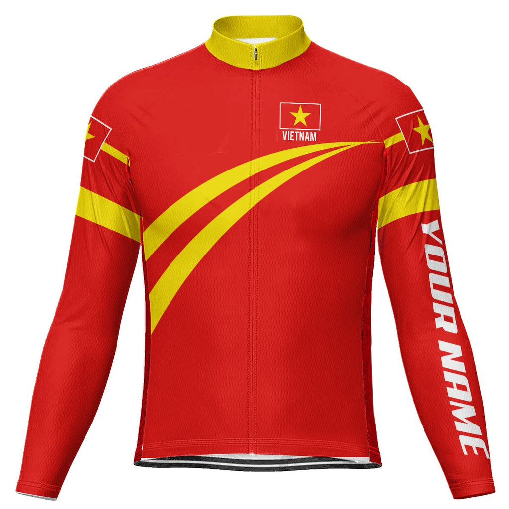 Customized Vietnam Long Sleeve Cycling Jersey for Men