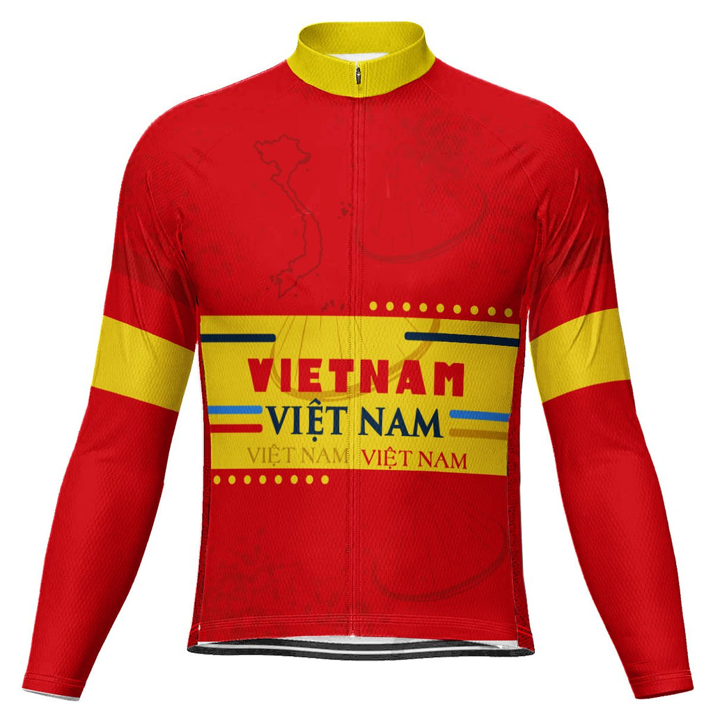 Customized Vietnam Long Sleeve Cycling Jersey for Men