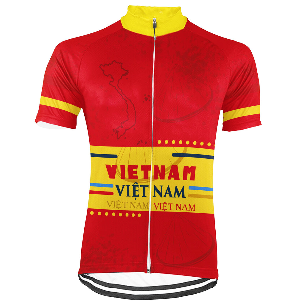 Customized Vietnam Short Sleeve Cycling Jersey for Men