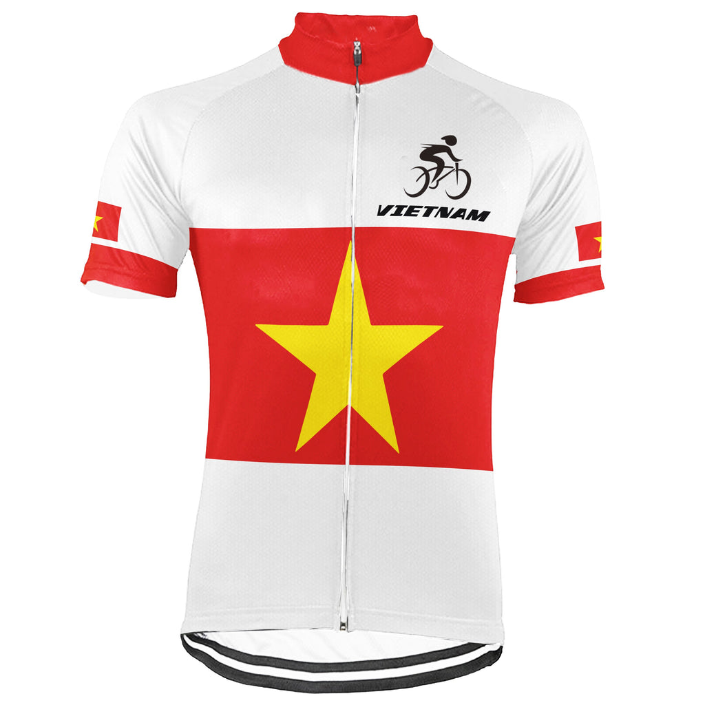 Customized Vietnam Short Sleeve Cycling Jersey for Men