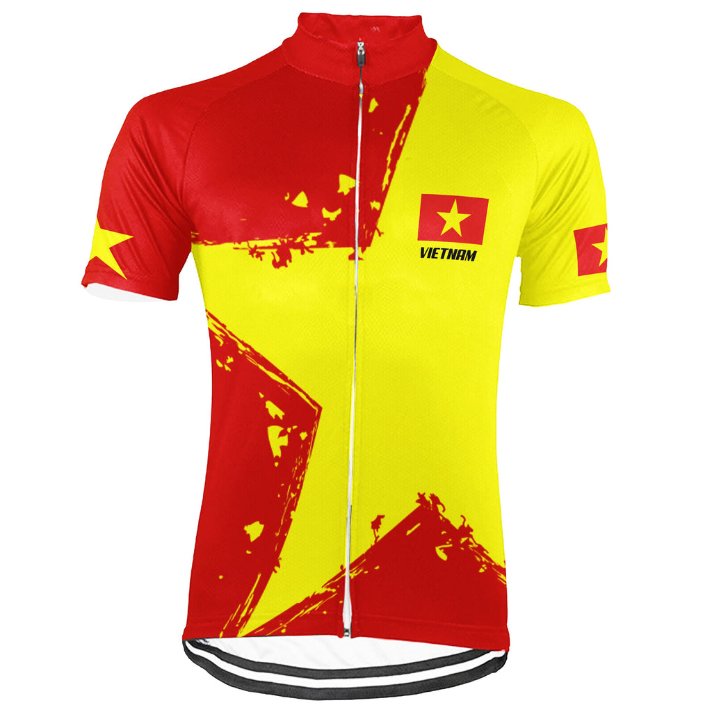 Customized Vietnam Short Sleeve Cycling Jersey for Men