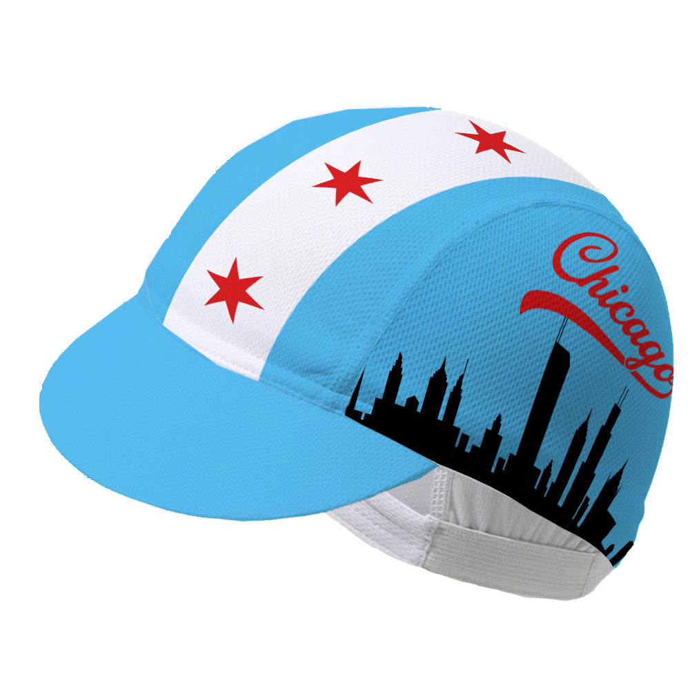 Chicago Cycling Hat Cap Cycling Cap for Men and Women