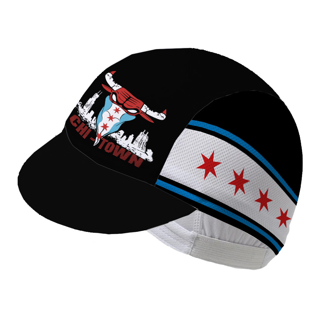 Chicago Cycling Hat Cap Cycling Cap for Men and Women