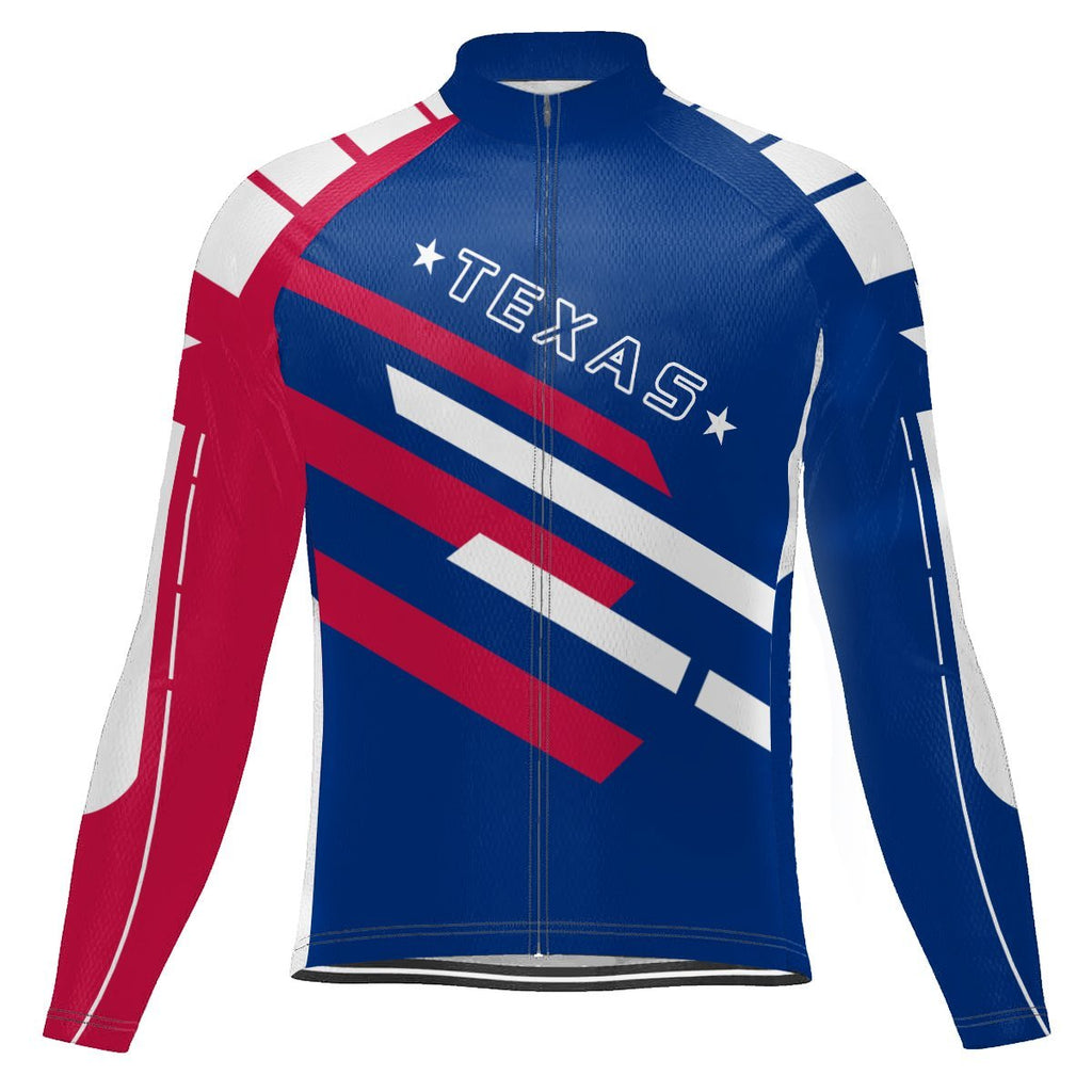 Texas Long Sleeve Cycling Jersey for Men