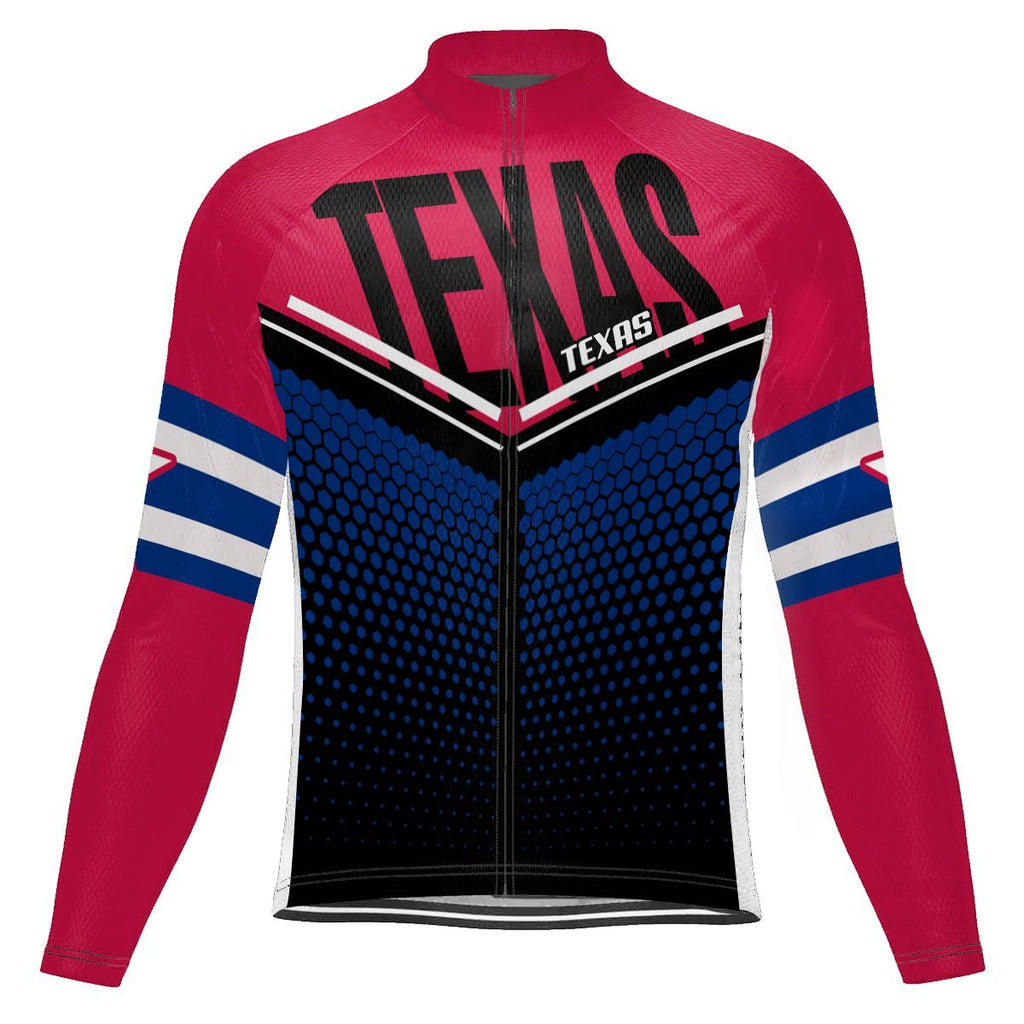 Texas Long Sleeve Cycling Jersey for Men