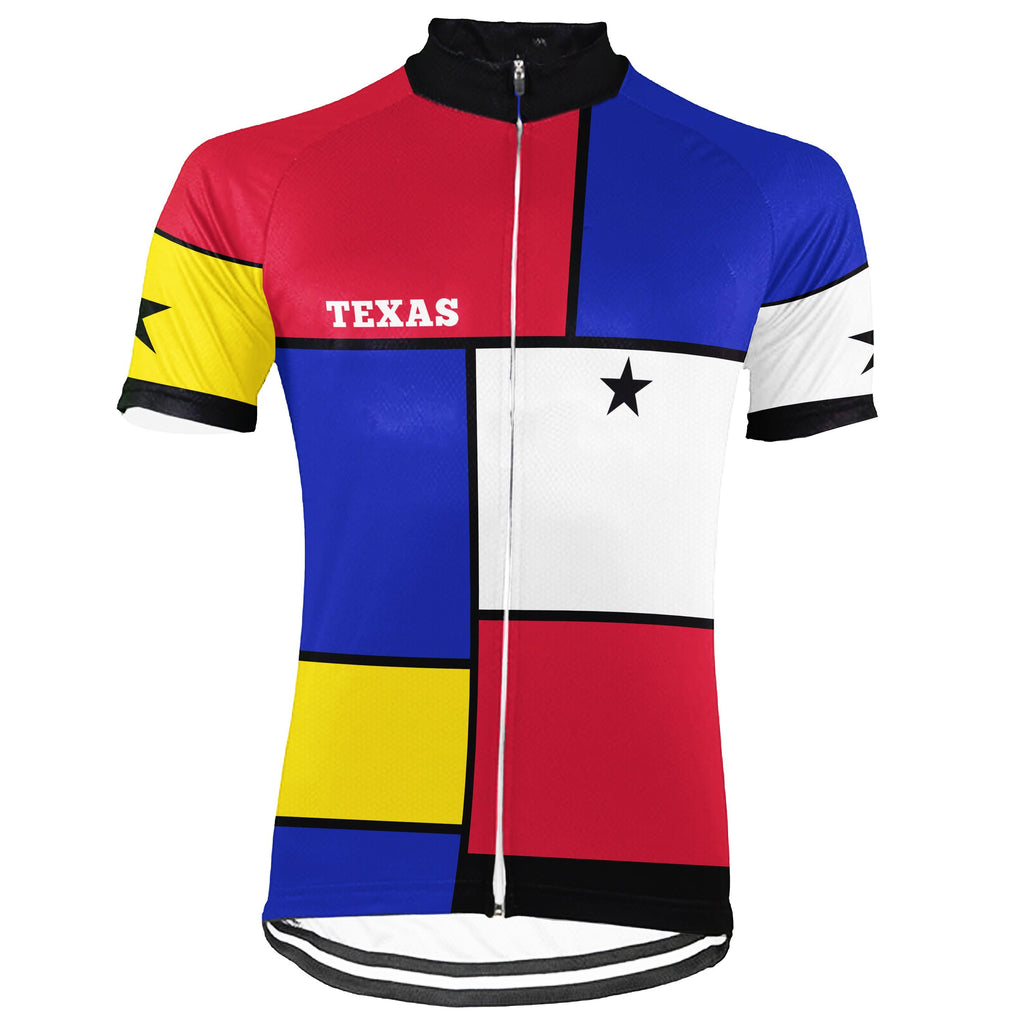 Texas Short Sleeve Cycling Jersey for Men
