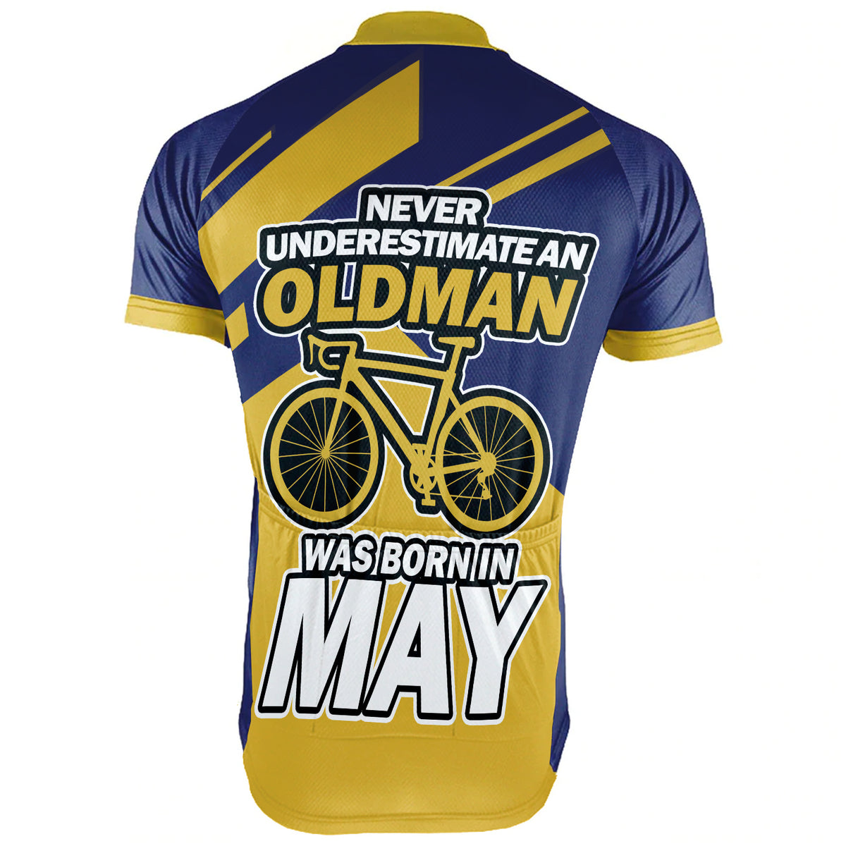 Customized Short Sleeve Cycling Jersey for Men Never Underestimate An