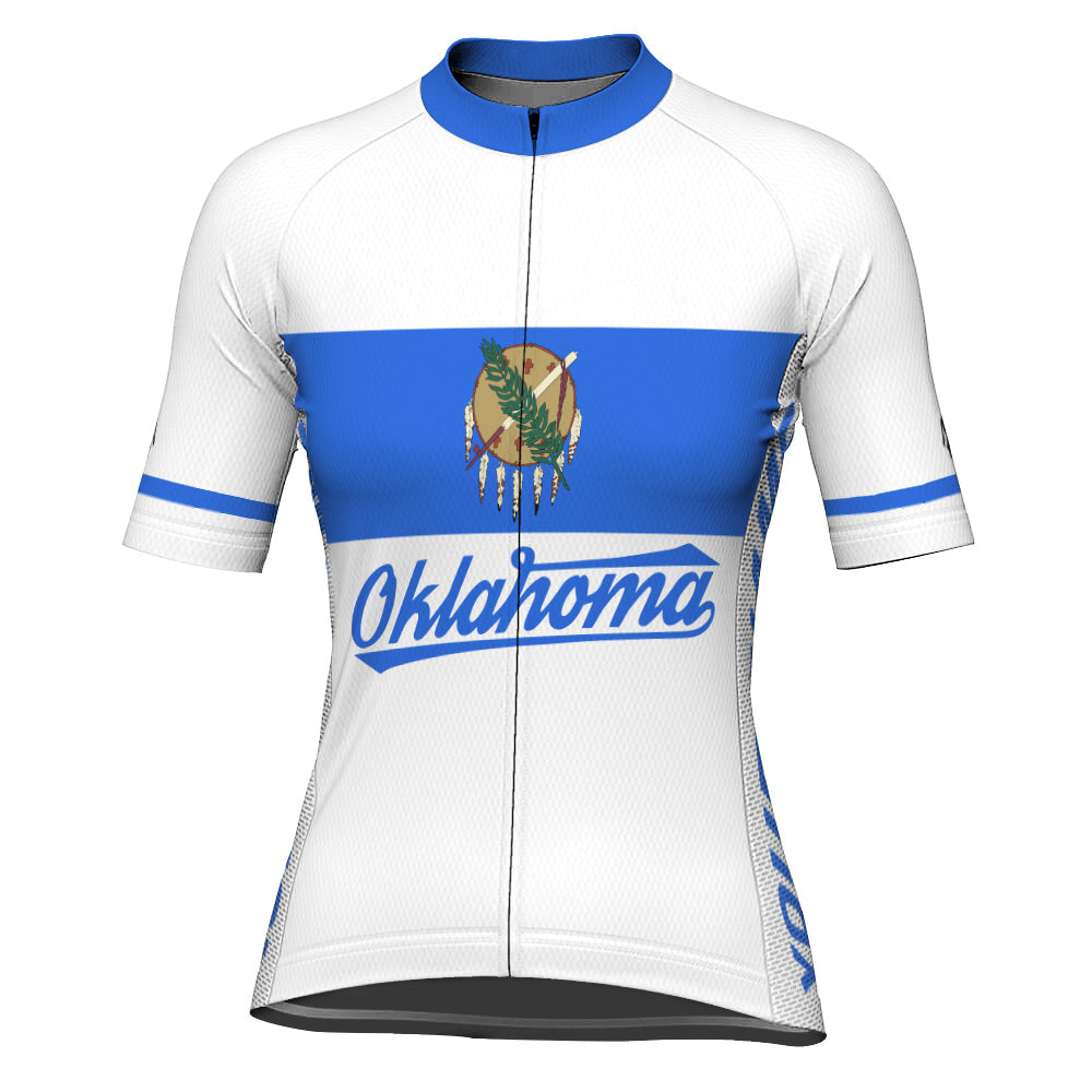 Customized Copenhagen Winter Thermal Fleece Short Sleeve Cycling Jersey for Women