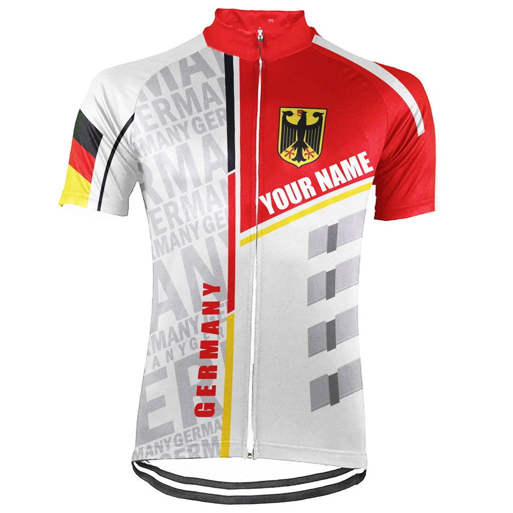 Customized Germany Short Sleeve Cycling Jersey for Men