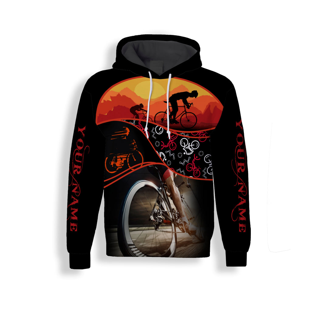 Customized Cycling Zip Up Hoodie, Long Sleeve, and Hoodie For Men