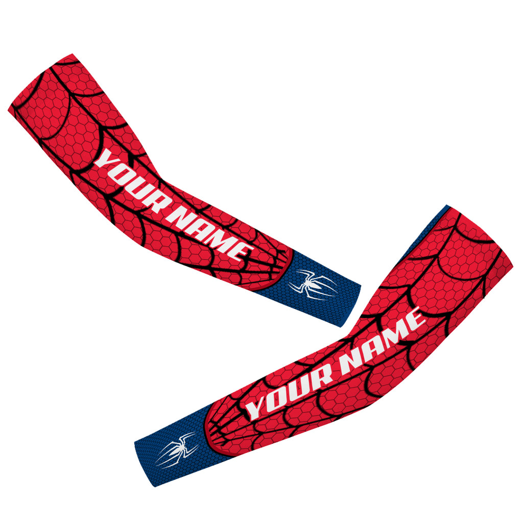 Customized Spiderman Arm Sleeves Cycling Arm Warmers