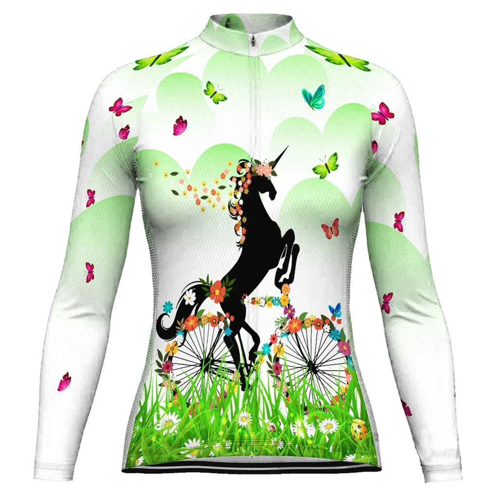 Customized Unicorn Winter Thermal Fleece Long Sleeve For Women
