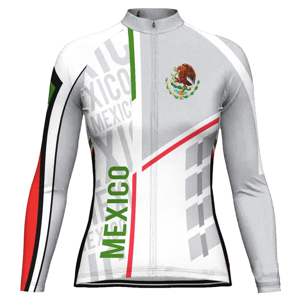 Mexico Long Sleeve Cycling Jersey for Women