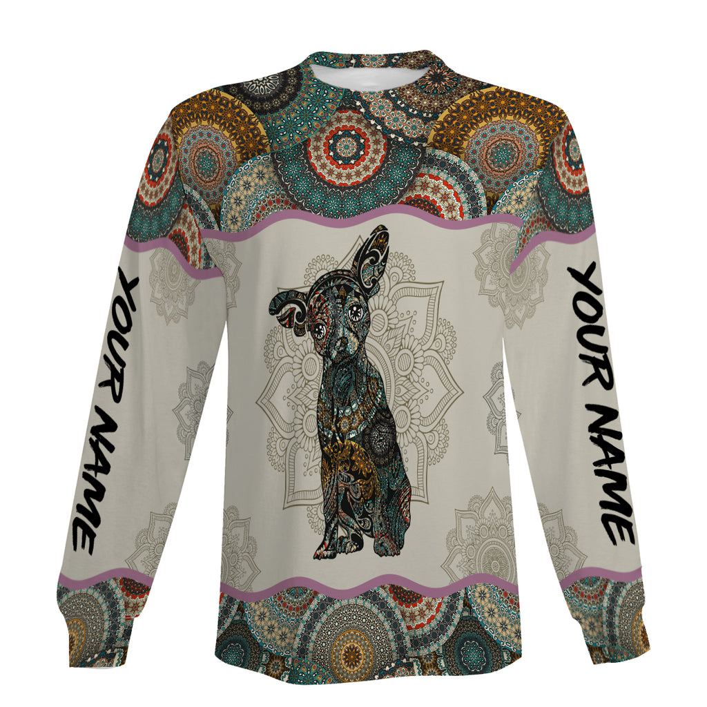 Vintage Shirt- Cute Dog Long Sleeve Jersey- Personalized Gift