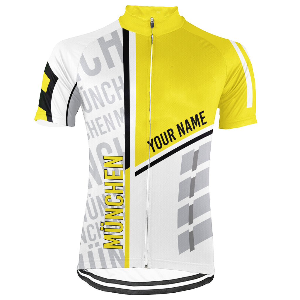 Customized Munchen Short Sleeve Cycling Jersey for Men