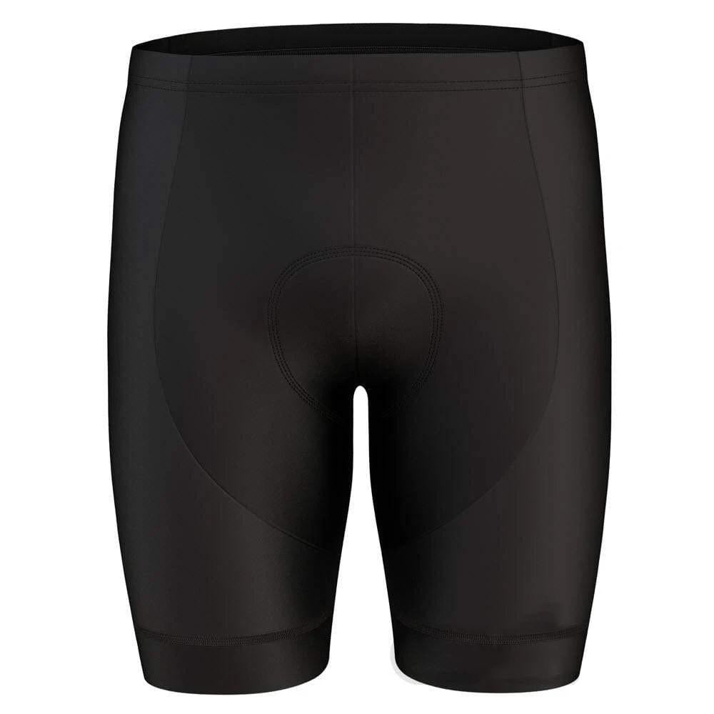 Unisex Black Cycling Shorts