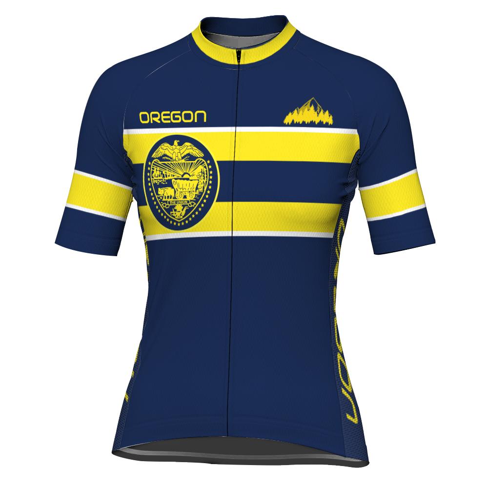 Oregon Short Sleeve Cycling Jersey for Women
