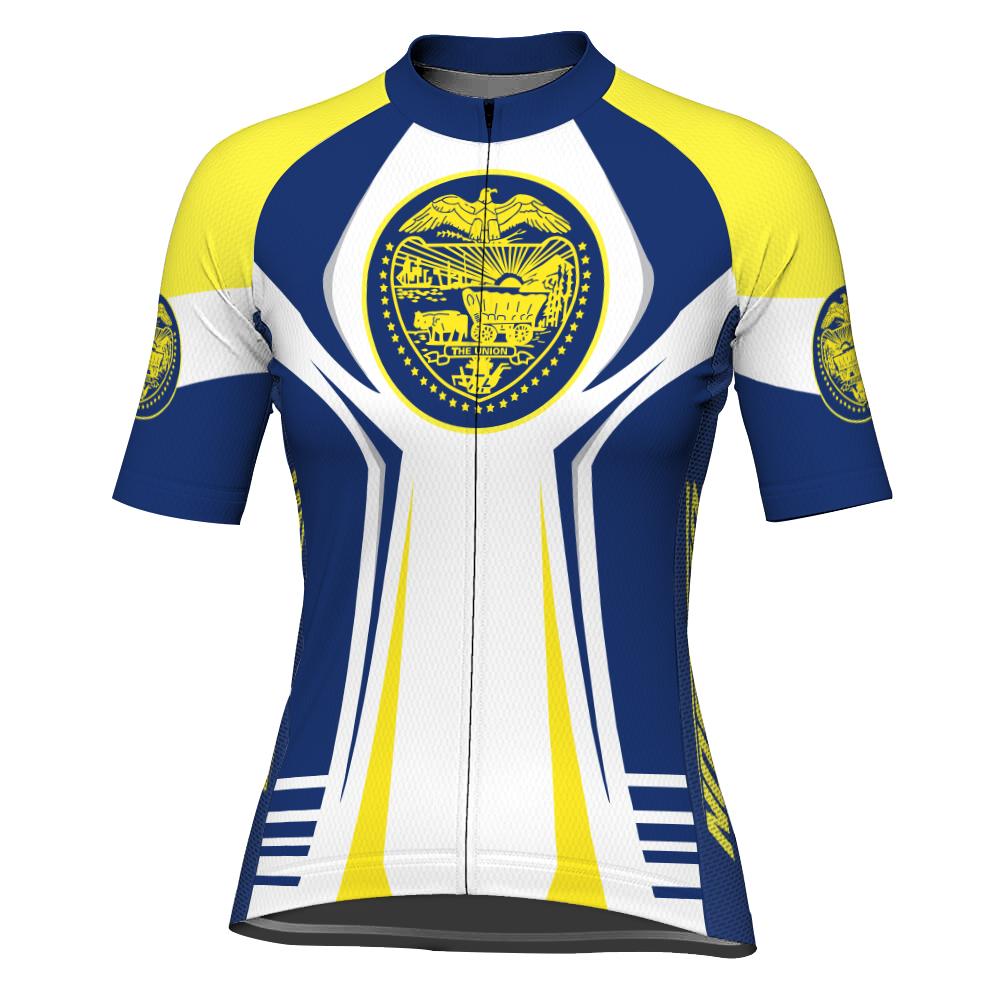 Oregon Short Sleeve Cycling Jersey for Women