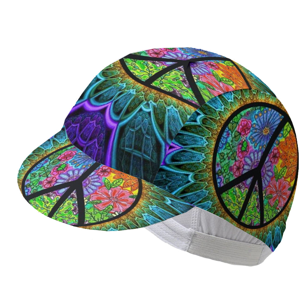 Hippie Cycling Hat Cap Cycling Cap for Men and Women