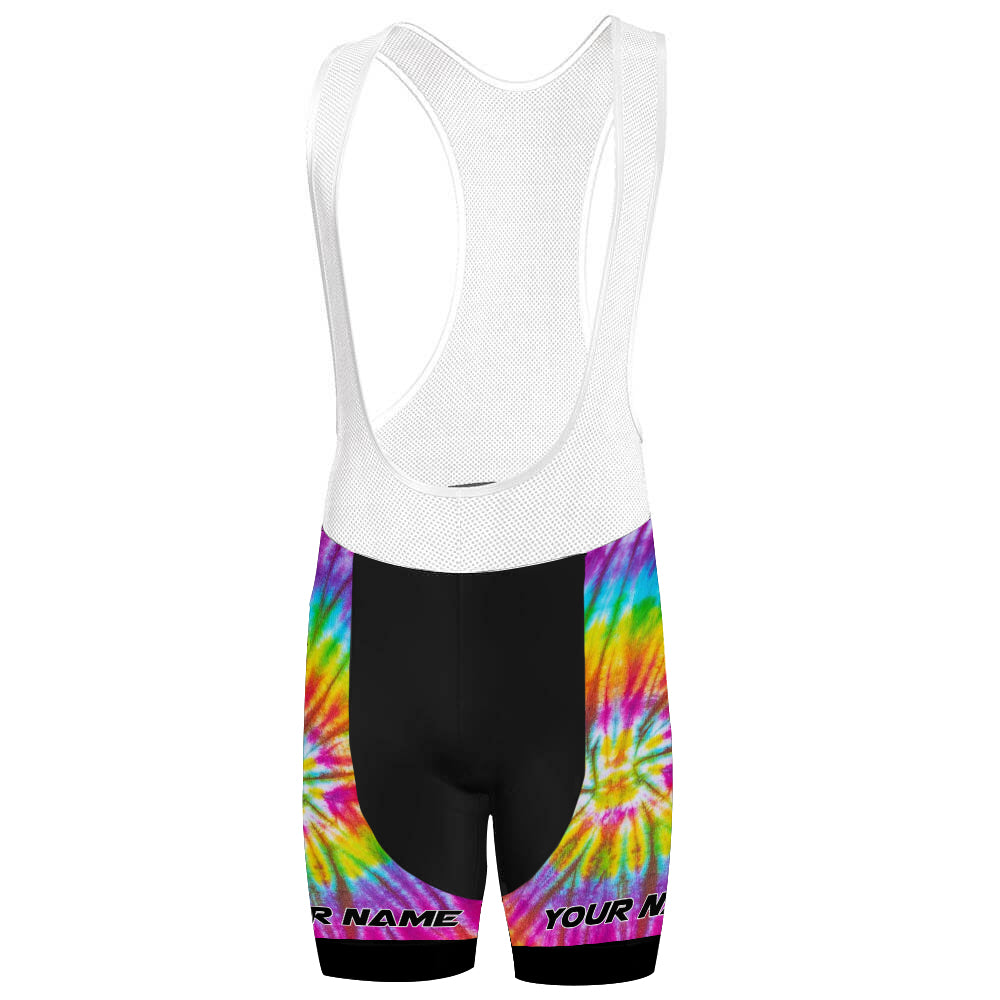 Customized Tie Dye Bib Shorts Cycling Bib Shorts for Men