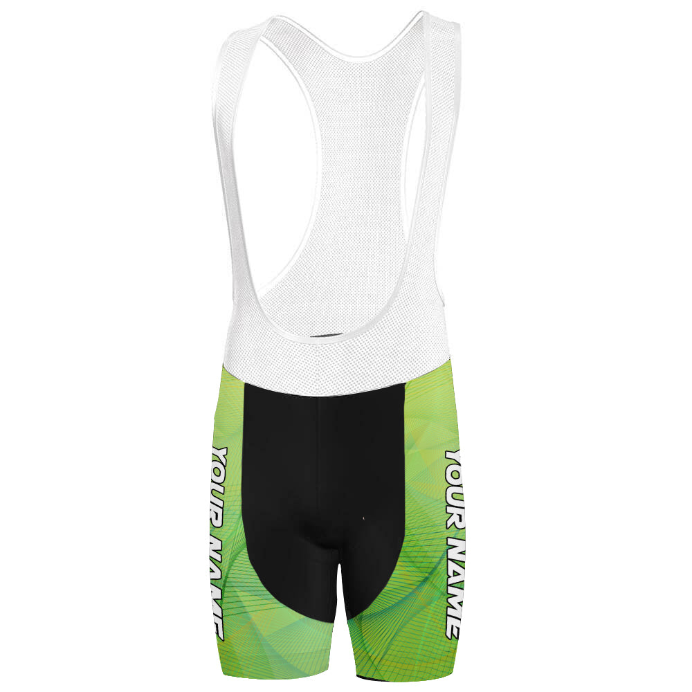 Customized Green Bib Shorts Cycling Bib Shorts for Men