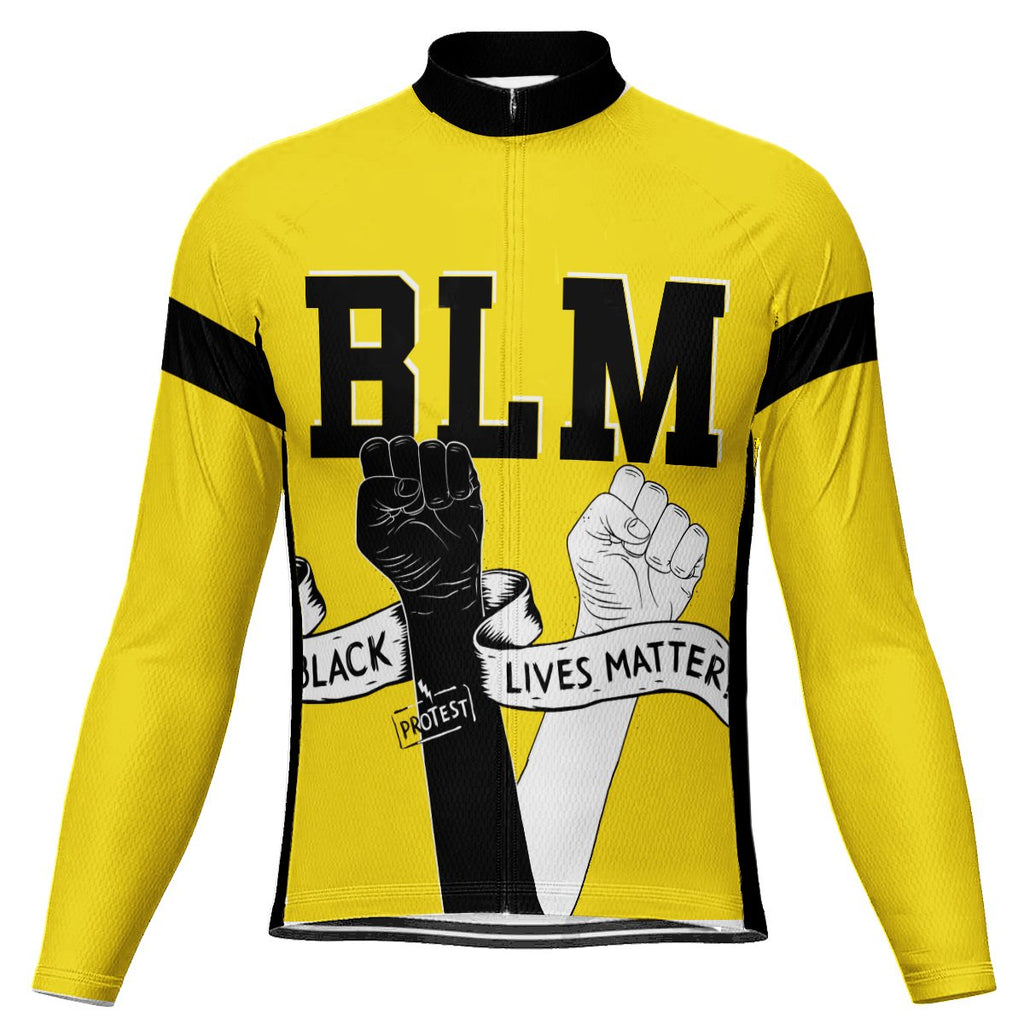 Customized Black Lives Matter Winter Thermal Fleece Long Sleeve For Men