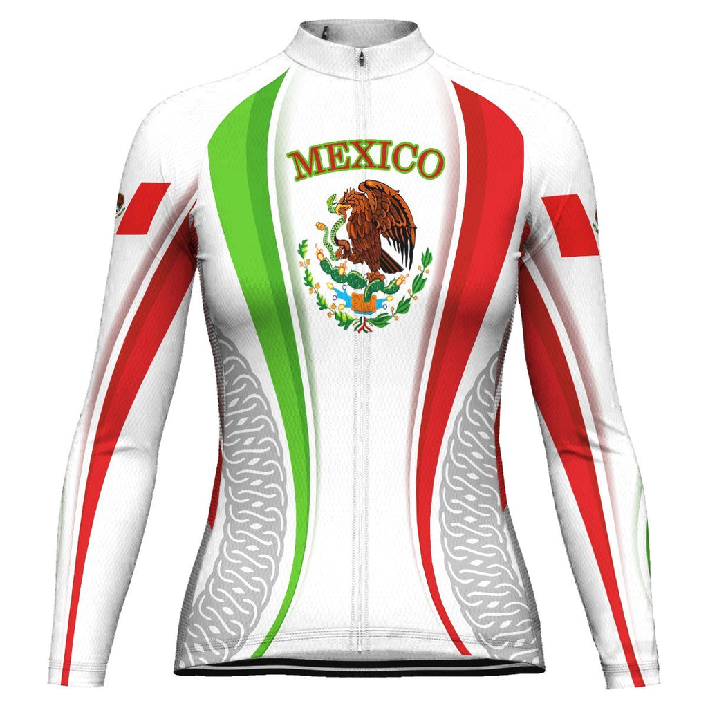 Mexico Long Sleeve Cycling Jersey for Women