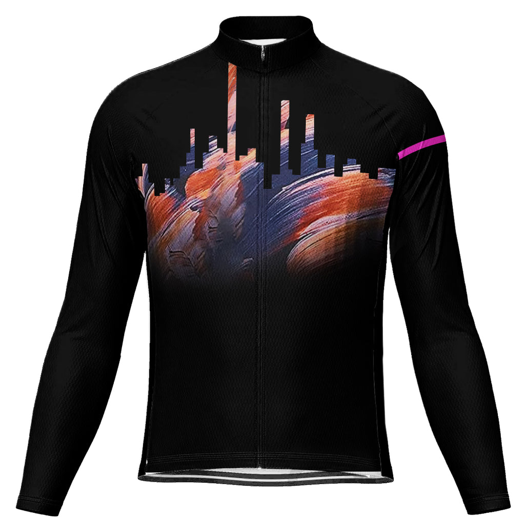 Customized Autumn-Winter Long Sleeve Cycling Jersey for Men