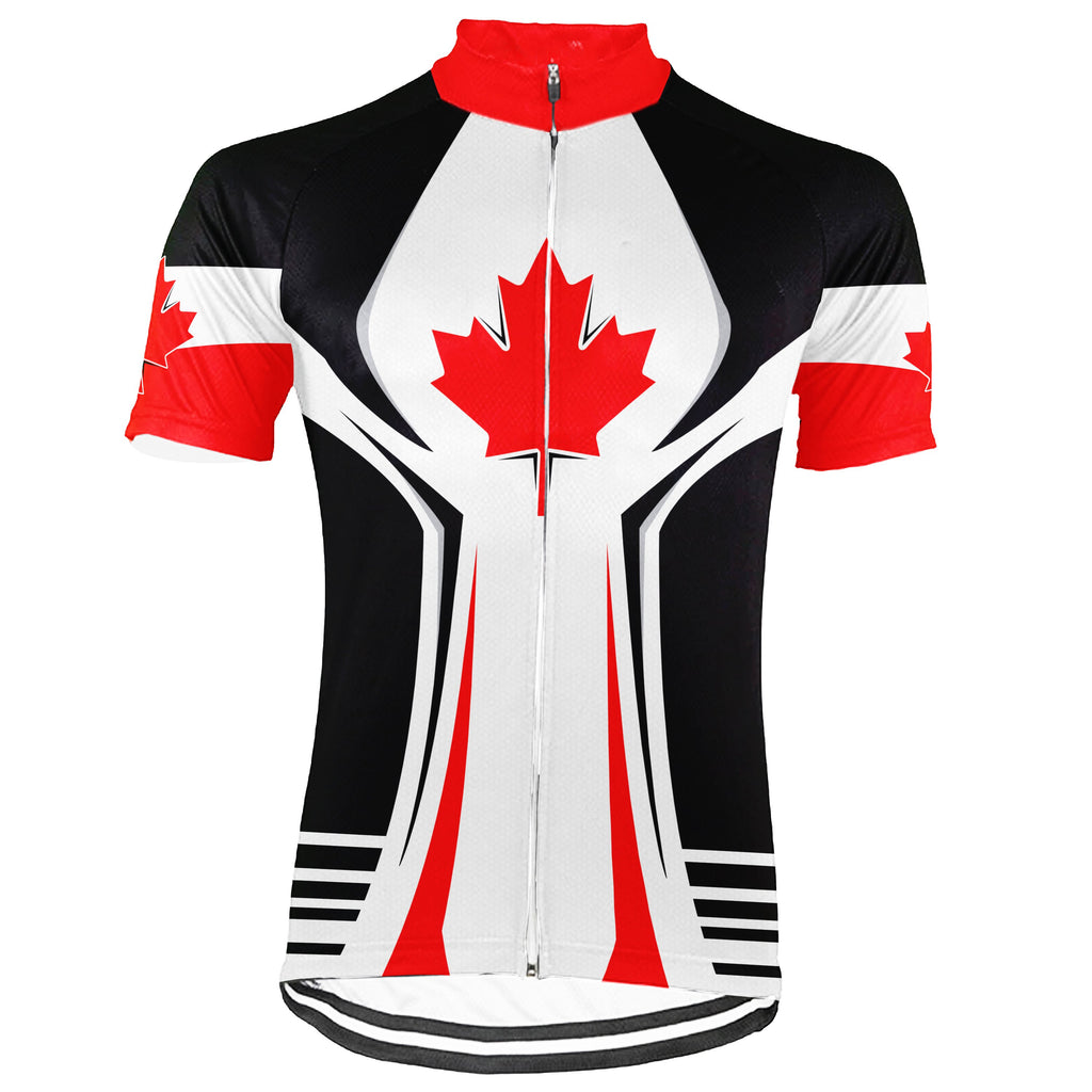 Canada Short Sleeve Cycling Jersey for Men