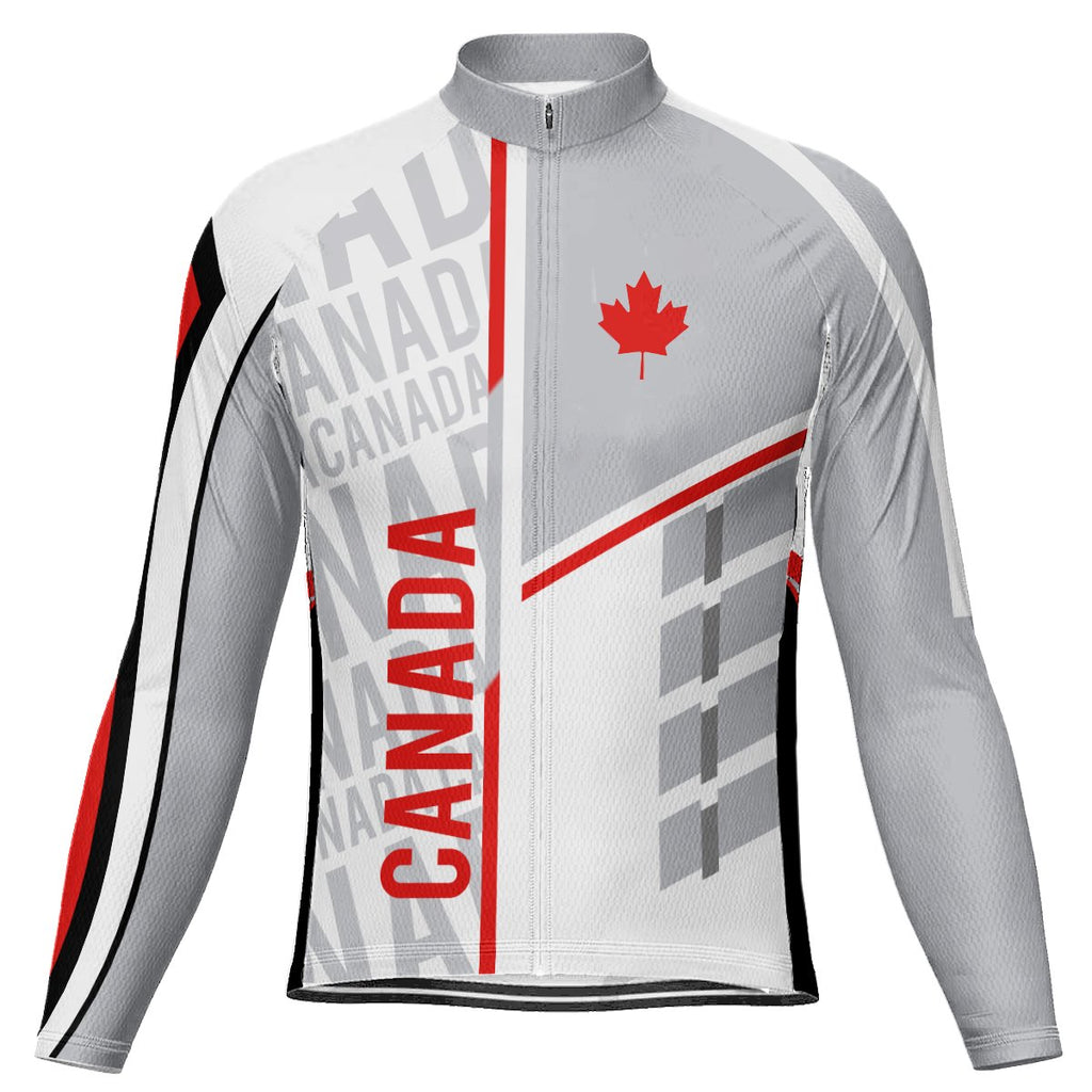 Canada Long Sleeve Cycling Jersey for Men