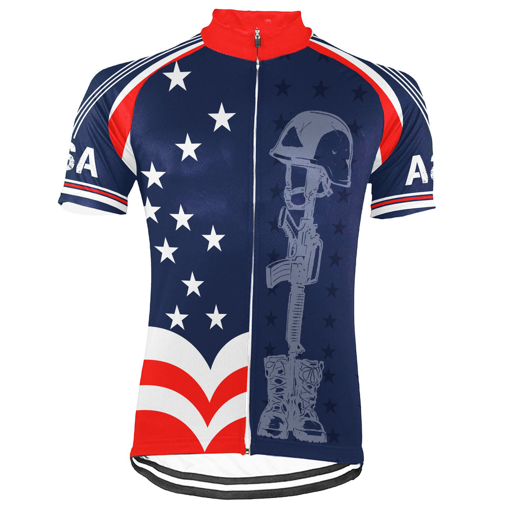 Veteran Short Sleeve Cycling Jersey for Men