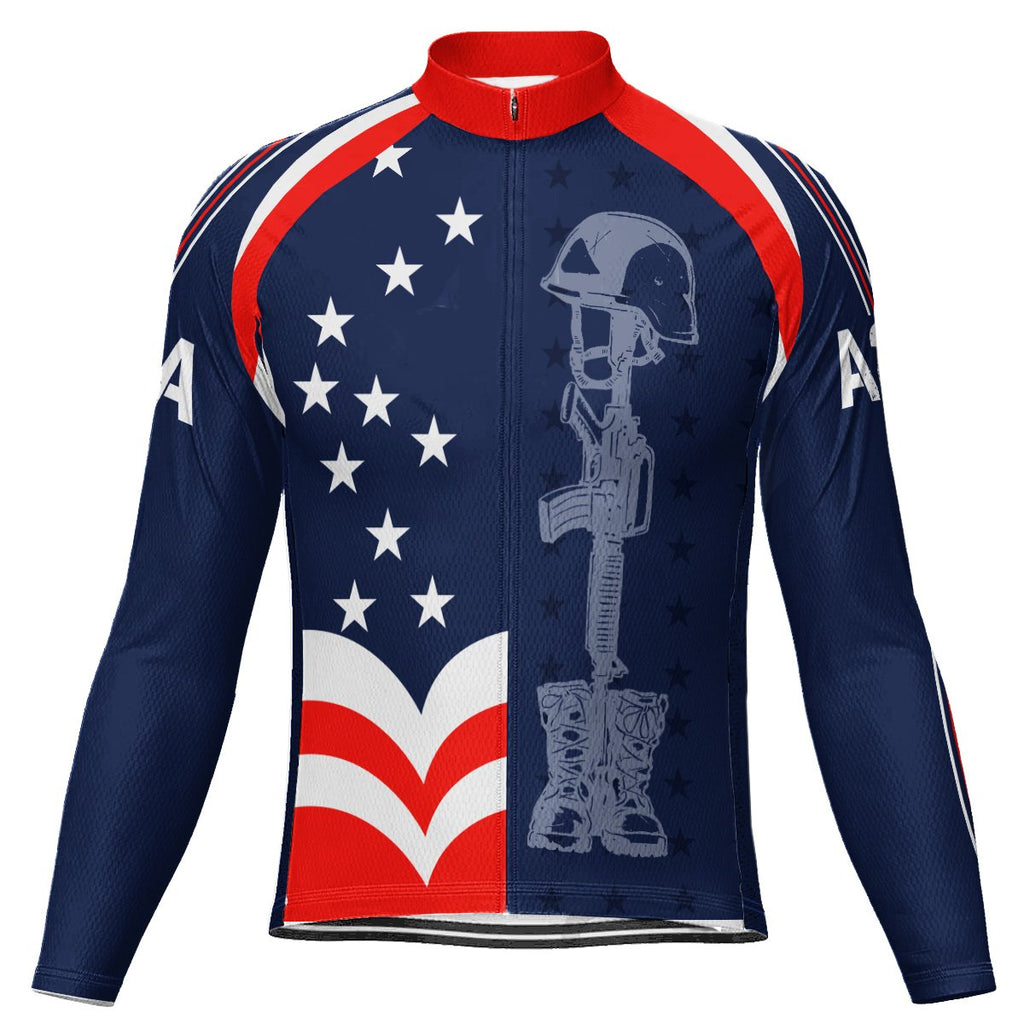 Veteran Long Sleeve Cycling Jersey for Men