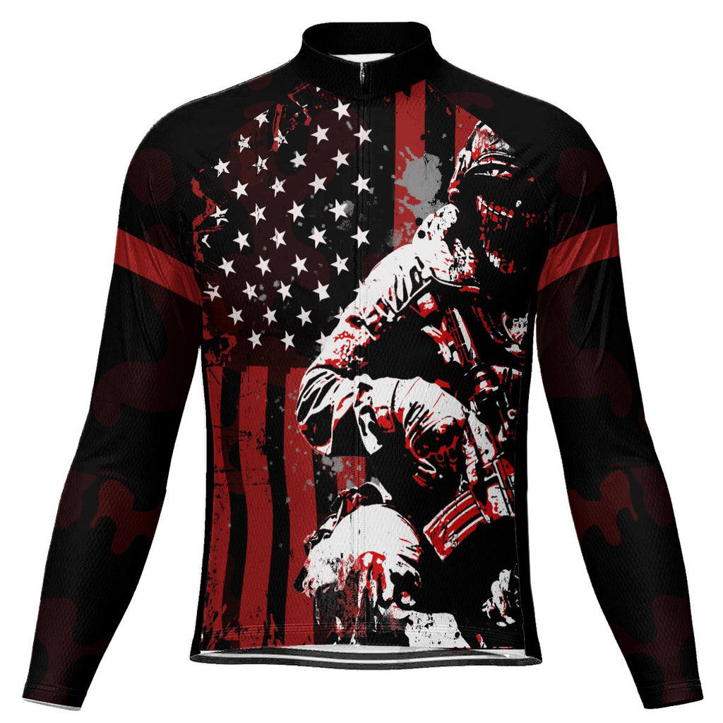 Veteran Long Sleeve Cycling Jersey for Men
