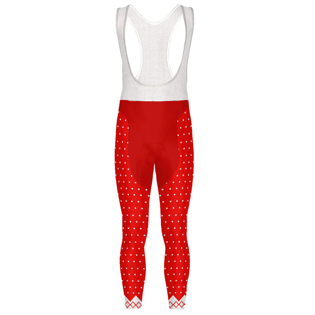 Christmas Collection-Unisex Christmas Bib Tights Cycling Bib Tights