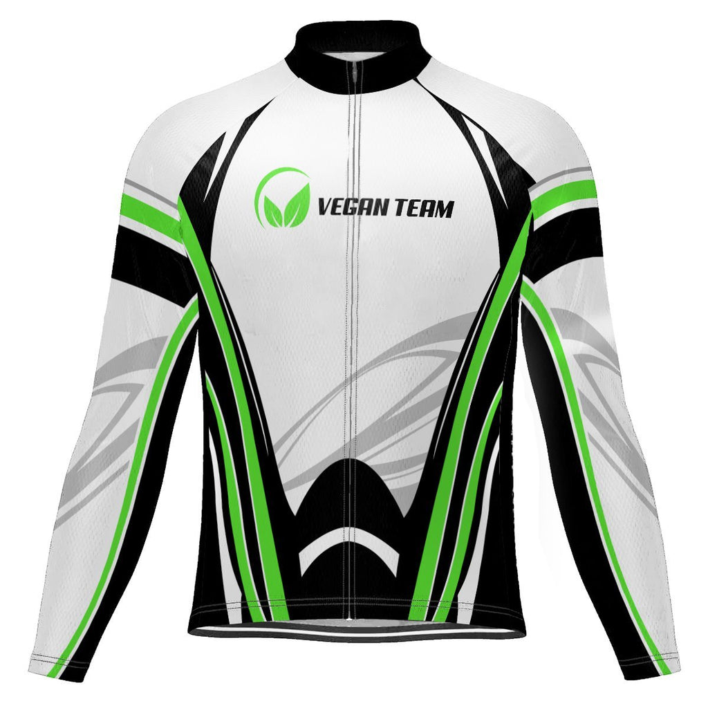 Vegan Long Sleeve Cycling Jersey for Men