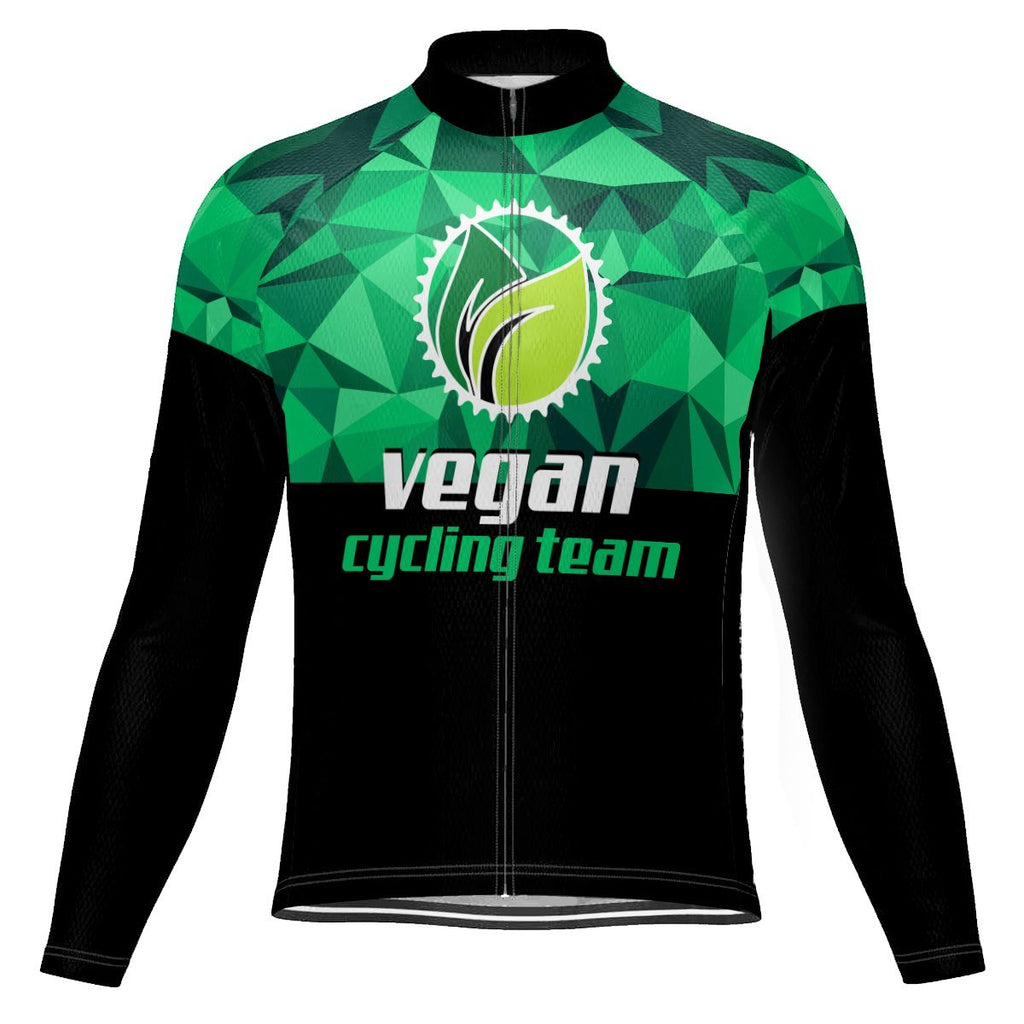 Vegan Long Sleeve Cycling Jersey for Men