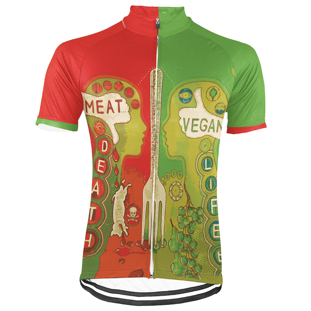 Vegan Short Sleeve Cycling Jersey for Men
