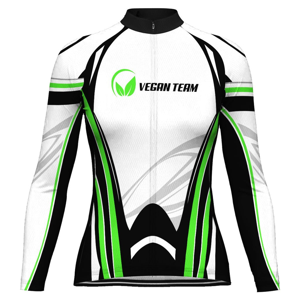 Vegan Long Sleeve Cycling Jersey for Women