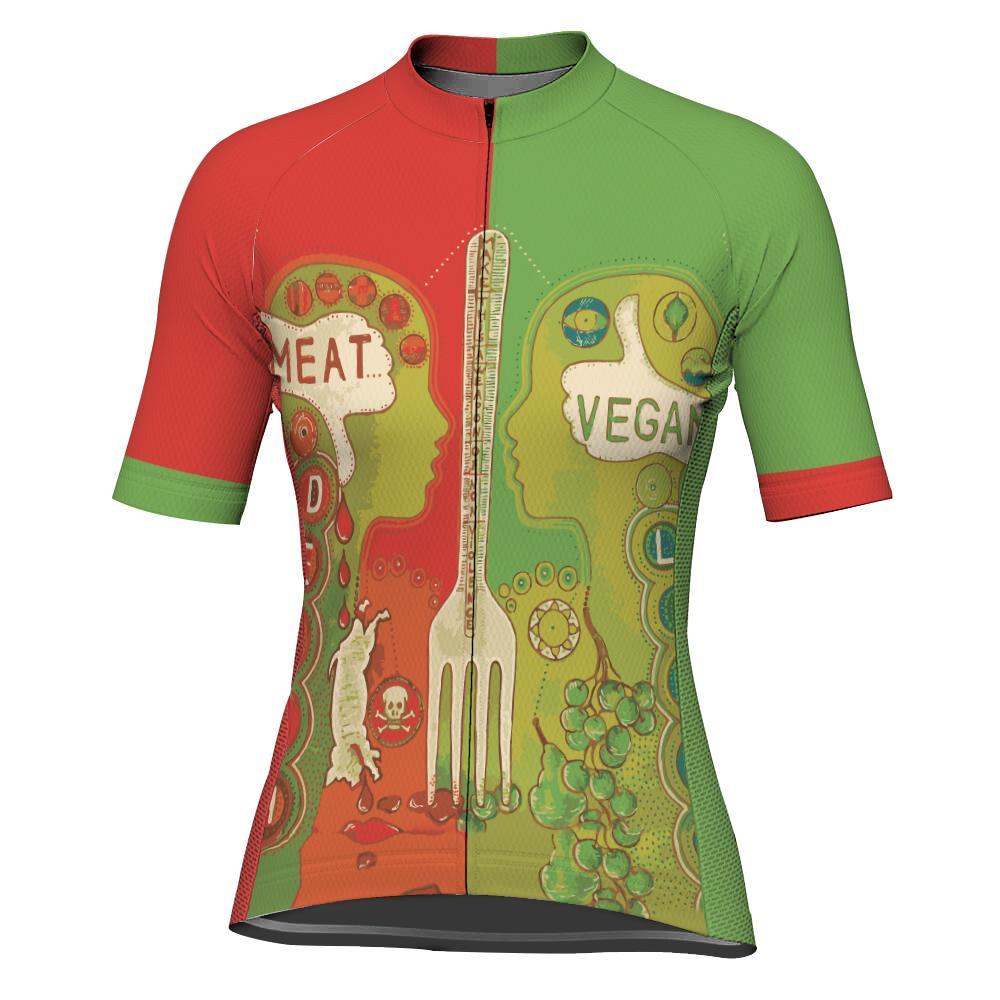 Vegan Short Sleeve Cycling Jersey for Women