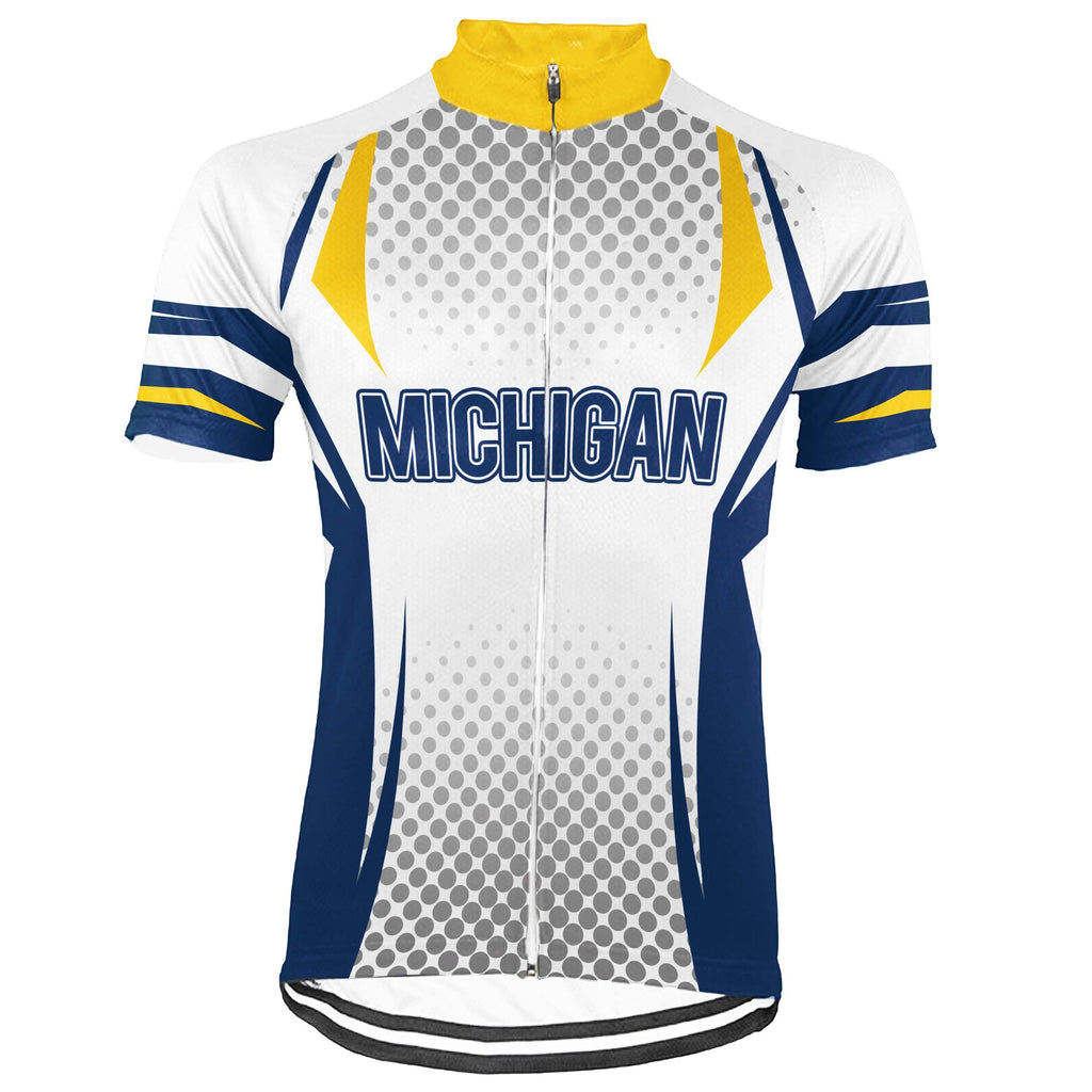Michigan Short Sleeve Cycling Jersey for Men
