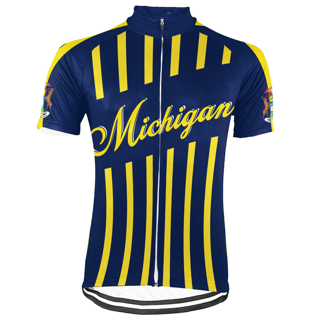 Michigan Short Sleeve Cycling Jersey for Men