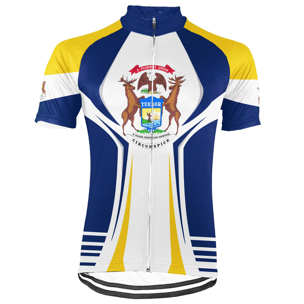 Michigan Short Sleeve Cycling Jersey for Men