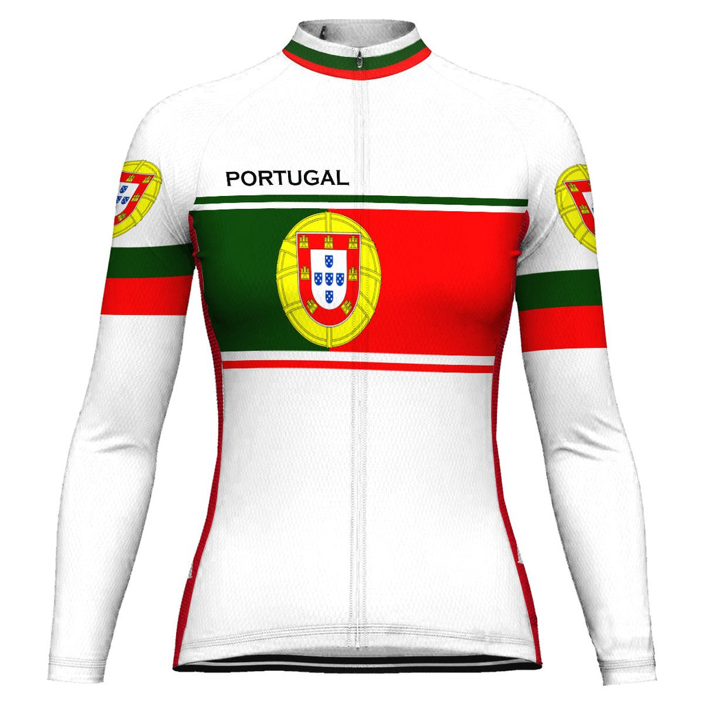 Portugal Long Sleeve Cycling Jersey for Women