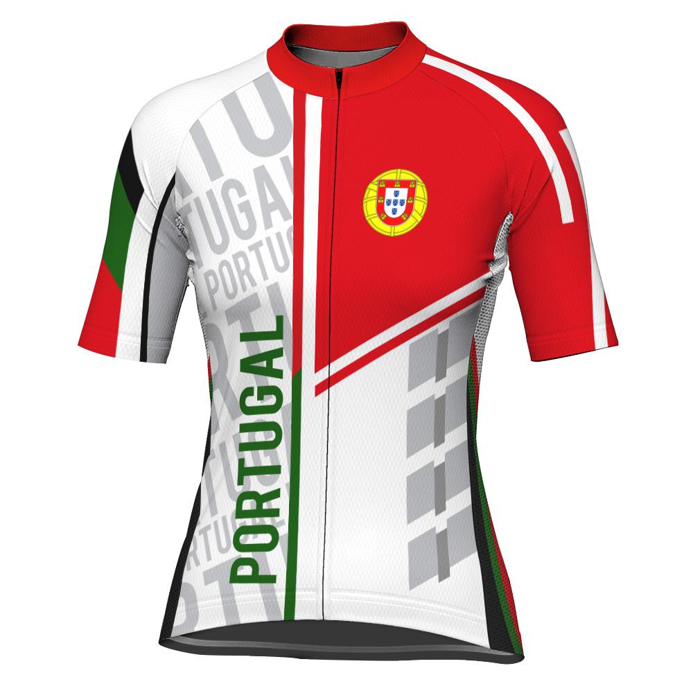 Portugal Short Sleeve Cycling Jersey for Women